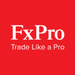 FxPro logo with the tagline 'Trade Like a Pro' on red background