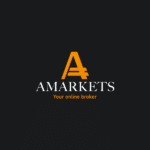 AMarkets logo showcasing online trading services