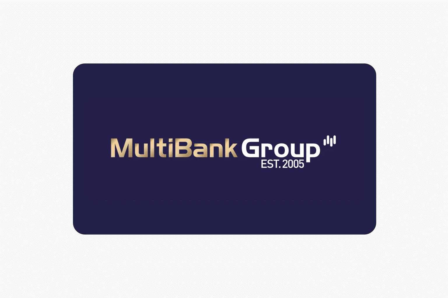 Logo of MultiBank Group established in 2005