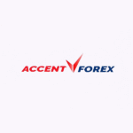 AccentForex logo featuring red and blue text