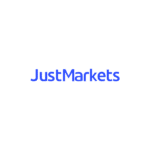 JustMarkets logo on a white background
