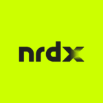 NRDX logo on a bright yellow background