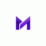 MTrading logo in vibrant purple shades