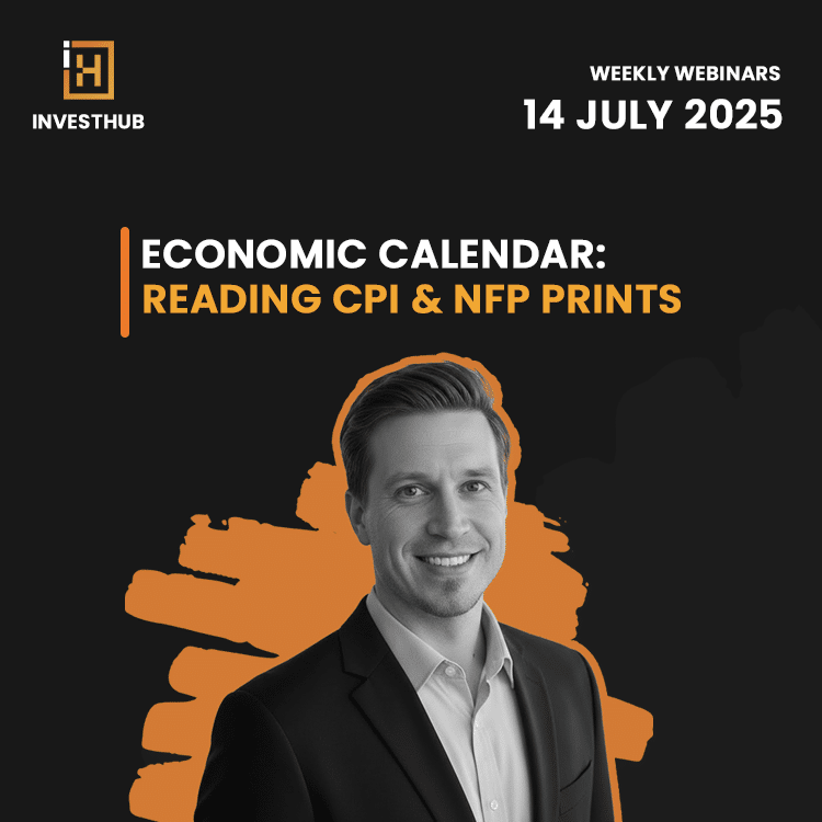 Webinar on economic calendar discussing CPI and NFP