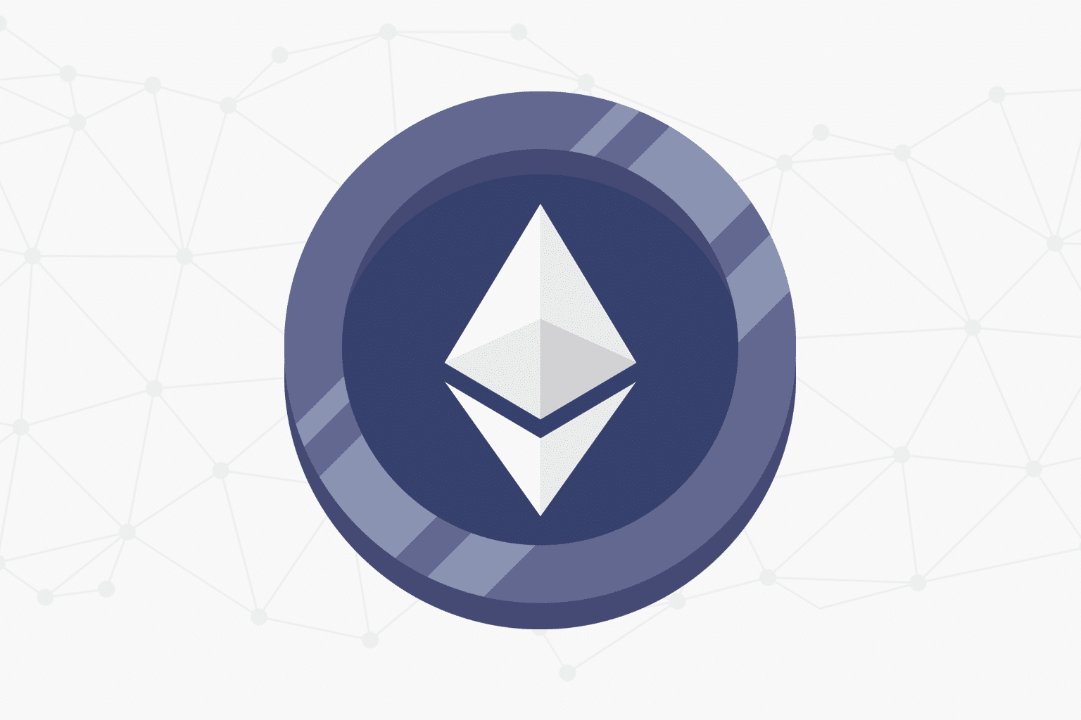 Ethereum logo representing blockchain technology