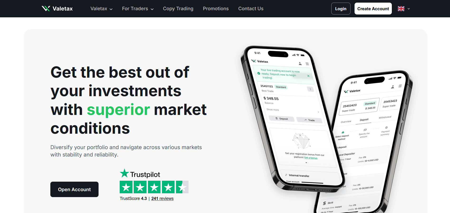 valetax overview