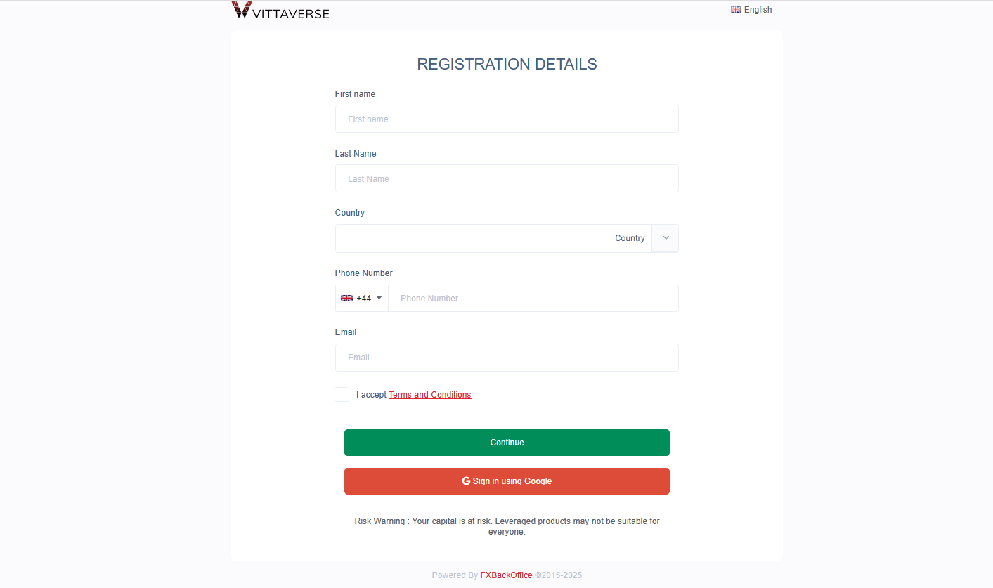 vittaverse register