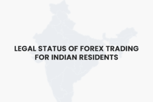 Map of India highlighting forex trading legal status